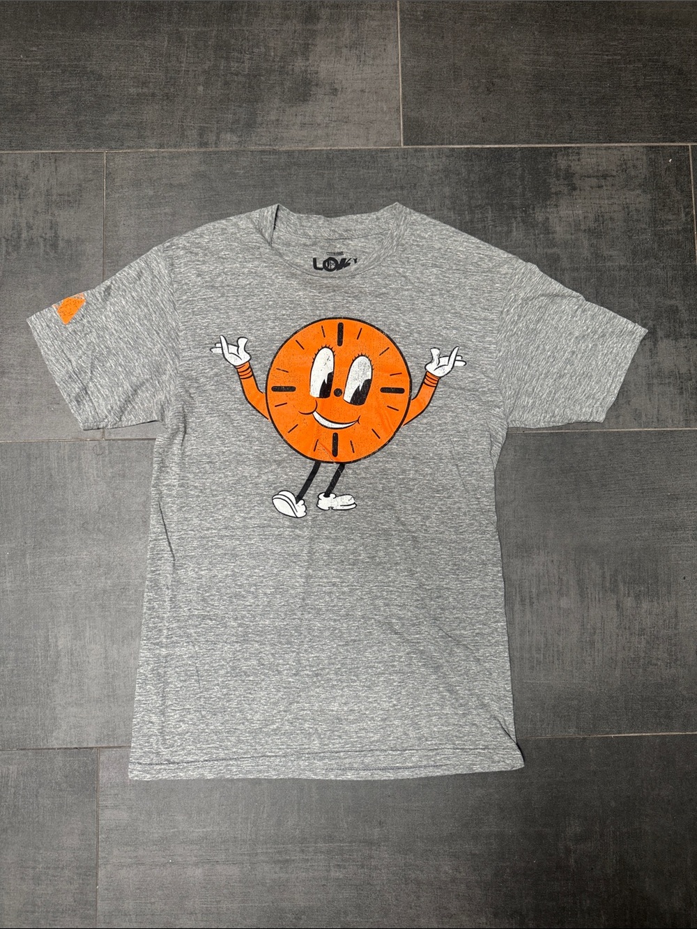 Marvel Heather Gray Tee with Miss Minutes Character